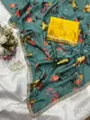 Aarna Chinon Digital With Embroidery And Daimond Work Saree Online Wholesale